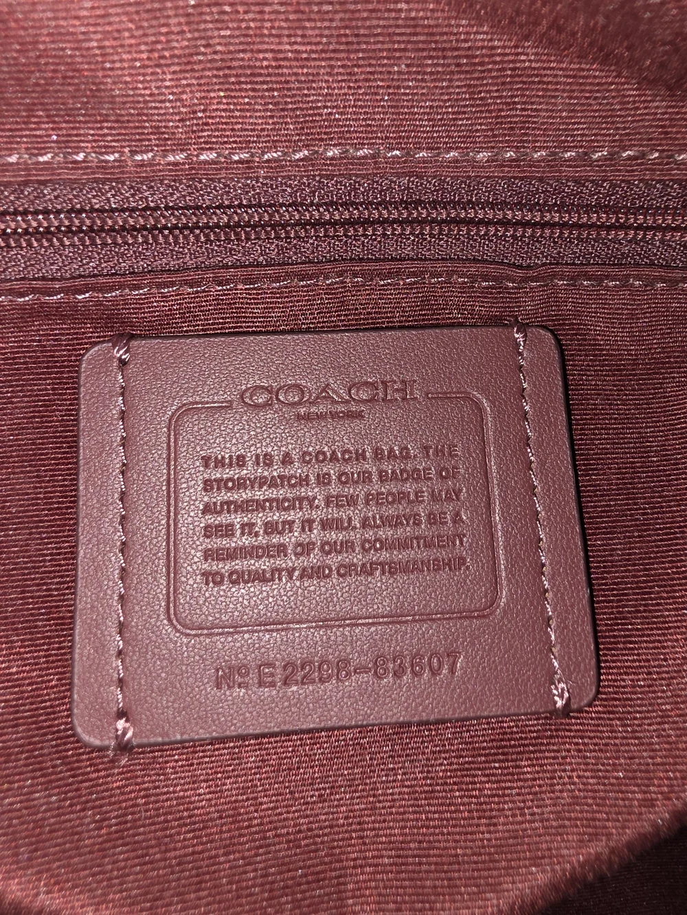 Coach Brown Rowan Signature Satchel with Pink Trim